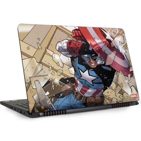 Marvel Captain America Epic Shield Break Dell Inspiron Skin
